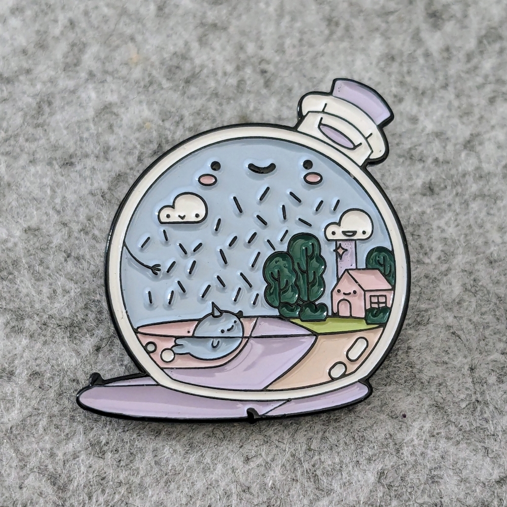 Happiness in a Bottle Pin